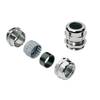 Weidmüller 1909490000 Kabelverschraubung M12 Messing Silber 50 St.