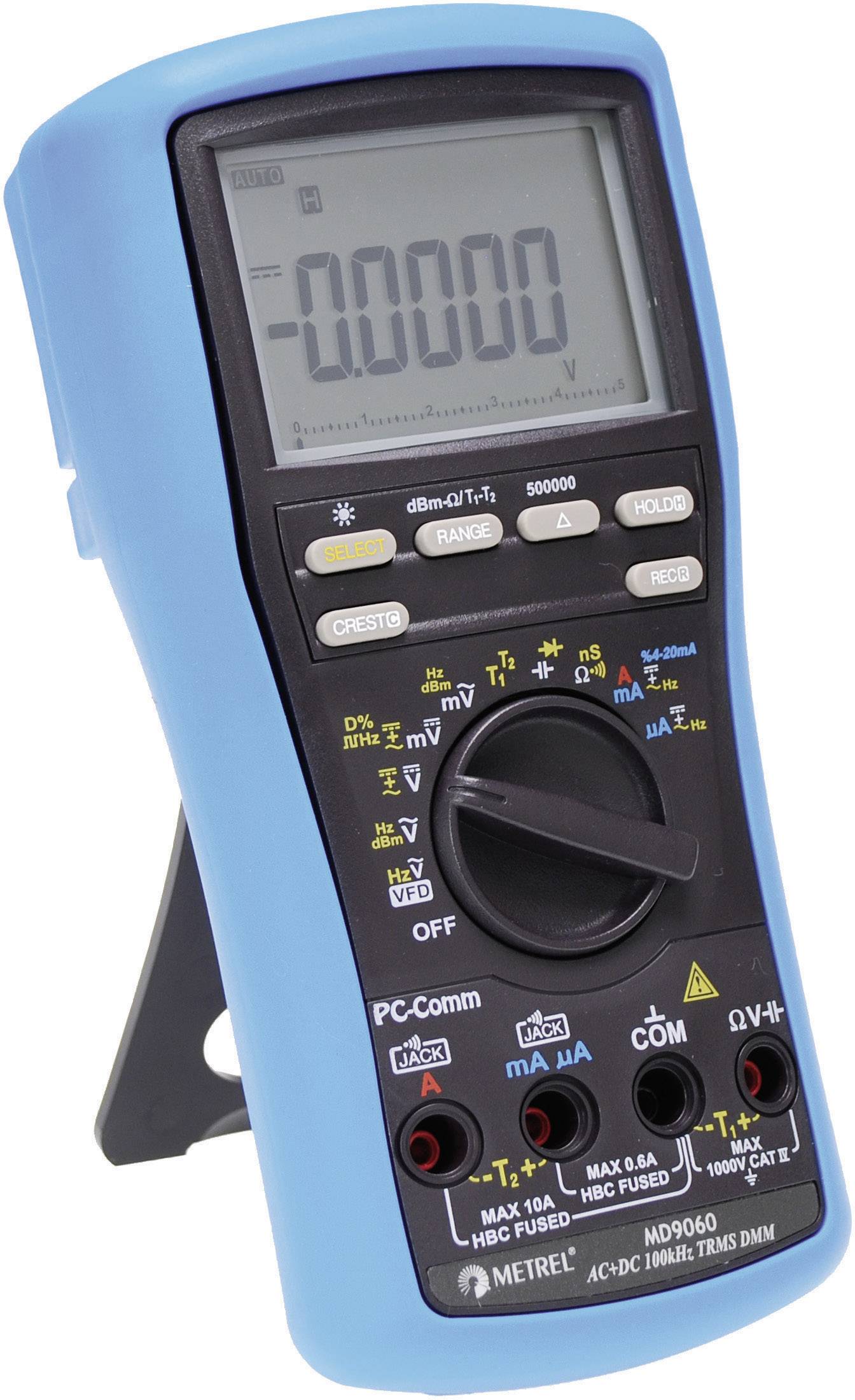 METREL Hand-Multimeter digital Metrel MD 9060 Kalibriert nach: Werksstandard CAT IV 1000 V Anzeige (