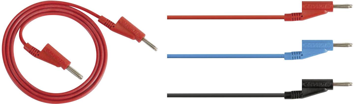ROHDE & SCHWARZ Messleitungs-Set [ Lamellenstecker 4 mm - Lamellenstecker 4 mm] 1 m Rot Rohde & Schw