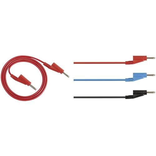 Rohde & Schwarz HZ10R Messleitungs-Set Lamellenstecker 4 mm Lamellenstecker 4 mm 1.00 m Rot 1 St.