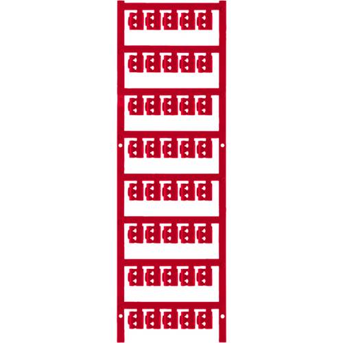 Weidmüller 1813150000 SFC 0/12 NEUTRAL RT Zeichenträger Montage-Art: aufclipsen Beschriftungsfläche: 4.10 x 12 mm Rot An...