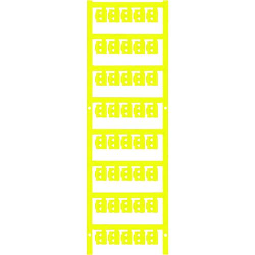 Weidmüller 1813160000 SFC 0/12 NEUTRAL GE Zeichenträger Montage-Art: aufclipsen Beschriftungsfläche: 4.10 x 12 mm Gelb A...