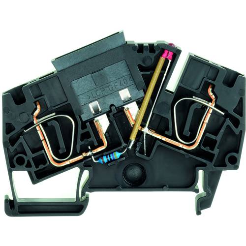 Weidmüller 1814700000-25 Sicherungsreihenklemme Zugfeder Schwarz 25 St.