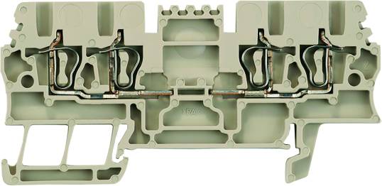 Weidmüller 1826970000 Durchgangsreihenklemme Zugfeder Dunkelbeige 100 St.