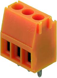 Weidmüller 1845040000 Schraubklemmblock 1.5 mm² Polzahl 4 Orange 100 St.
