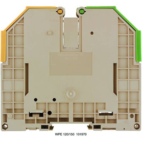 Weidmüller 1846030000 Erdungsklemme Schrauben Grün-Gelb 5 St.