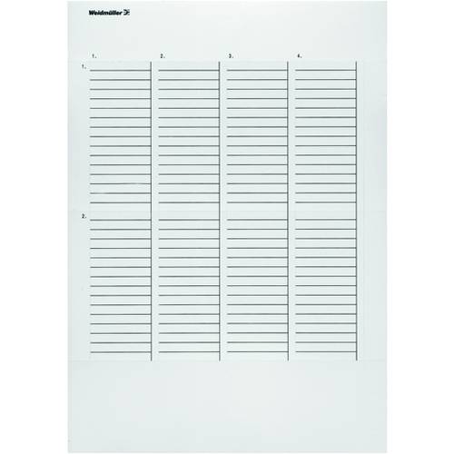 Weidmüller 1847650000 ET S7-300-GE-A4-2 Beschriftungssystem Drucker Beschriftungsfläche: 17.3 x 208 mm Gelb Anzahl Marki...