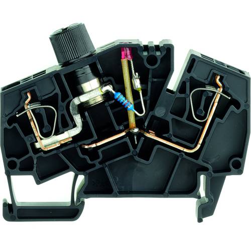 Weidmüller 1867440000 Sicherungsreihenklemme Zugfeder Schwarz 20 St.