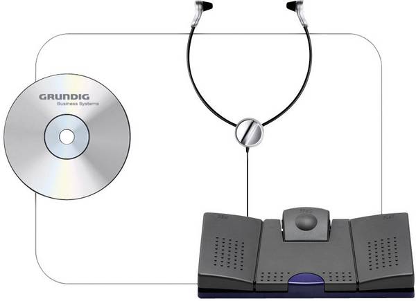 GRUNDIG Digta Transcription Starter Kit 568 mit DigtaSoft One