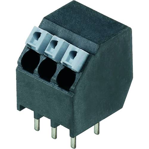 Weidmüller 1887560000 Federkraftklemmblock 1.5 mm² Polzahl 3 Schwarz 190 St.