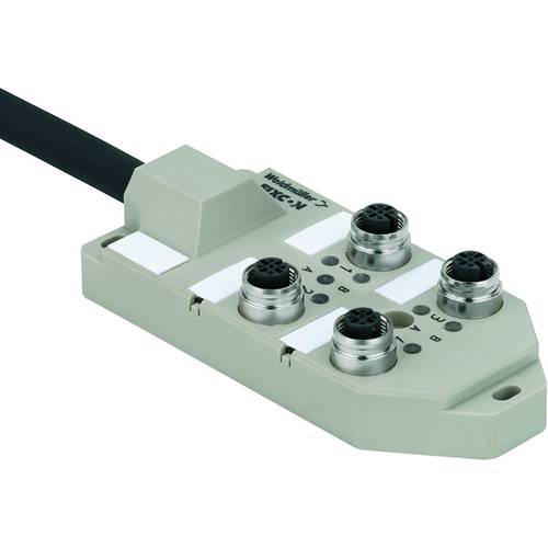 Thumbnail - Weidmüller SAI-6-M 5P M12 ECO UT 1892091000 Sensor/Aktorbox passiv Verteiler mit M12 Buchse 2 St.