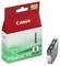 Canon Tintenpatrone CLI-8G in grüner Verpackung, Vorderseite zeigt die Zahl '8'. Patrone daneben zeigt gleiche Zahl und Farbkennung 'G'.