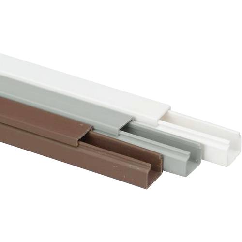 Heidemann 09941 Kabelkanal (L x B x H) 2000 x 15 x 15 mm 1 St. Grau