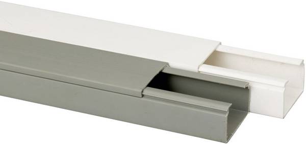 Heidemann 09962 Kabelkanal (L x B x H) 2000 x 40 x 25 mm 1 St. Reinweiß