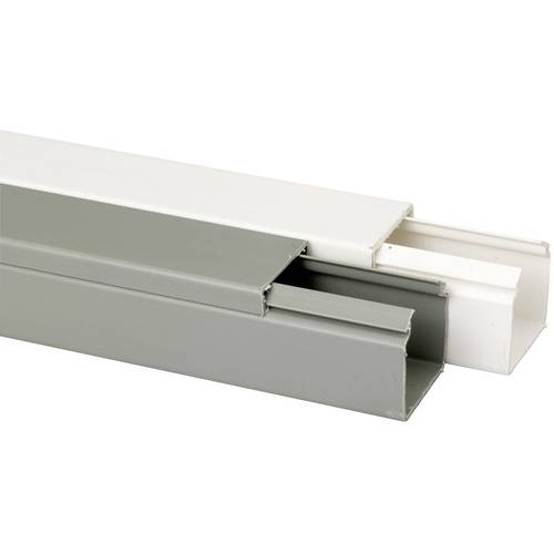 Heidemann 09976 Kabelkanal (L x B x H) 2000 x 40 x 40 mm 1 St. Grau