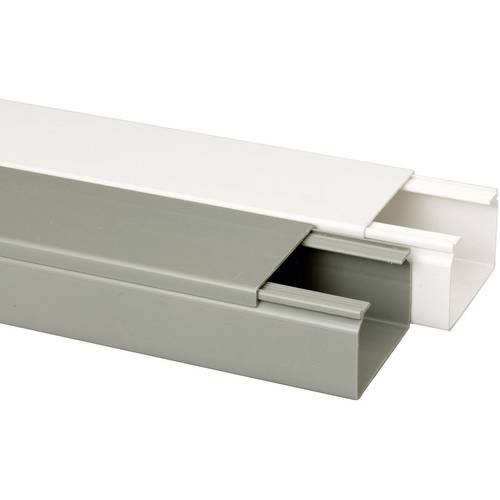 Heidemann 09982 Kabelkanal (L x B x H) 2000 x 60 x 40 mm 1 St. Reinweiß