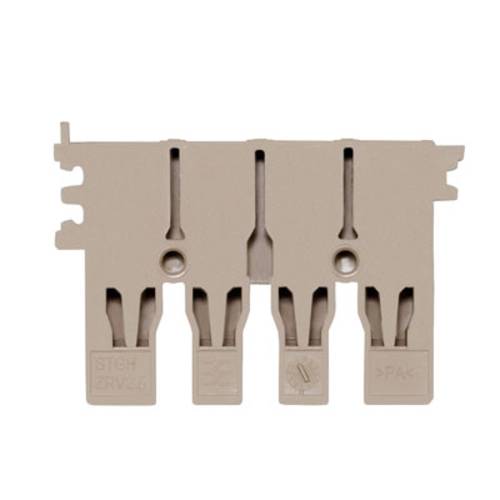 Weidmüller 1907010000 Mehrstockklemme Steckanschluss Dunkelbeige 50 St.