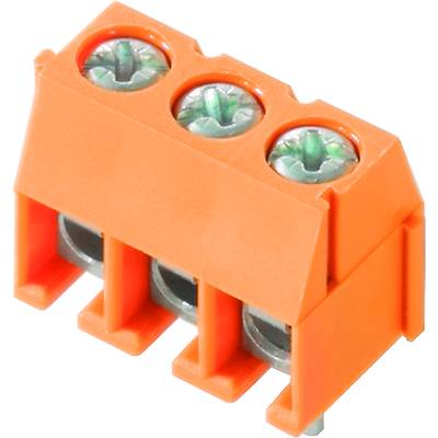 Weidmüller 1912320000 Schraubklemmblock 1.5 mm² Polzahl 2 Orange 100 St. 