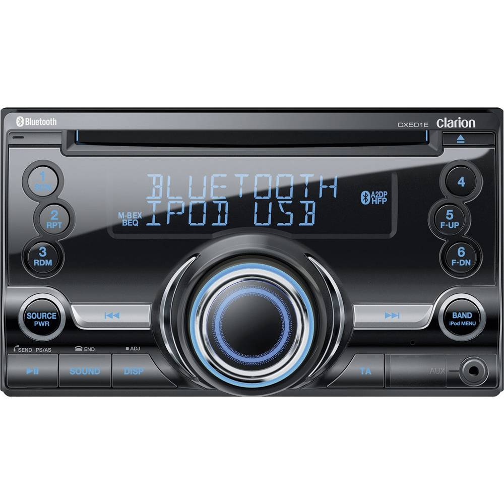 Double DIN car stereo Clarion CX501E from