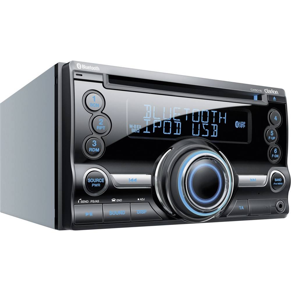 Double Din Car Stereo Clarion Cx501e From