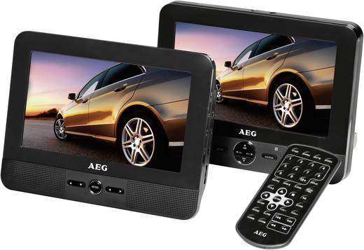 AEG DVD4551LCD Kopfstützen DVD-Player mit 2 Monitoren ...