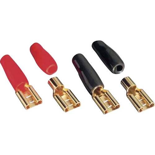 Sinuslive Car HiFi Lautsprecherstecker-Set 1 x 6 mm² vergoldet