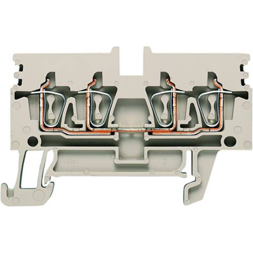 Thumbnail - Weidmüller 1933740000 Durchgangsreihenklemme Zugfeder Dunkelbeige 50 St.