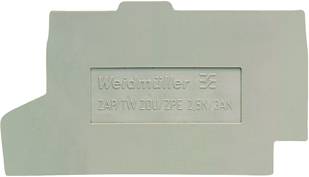 Weidmüller 1933800000 Abschlussplatte Beige 50 St.