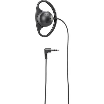 Basetech HK-1S  On Ear Kopfhörer kabelgebunden  Schwarz  Ohrbügel, Mono