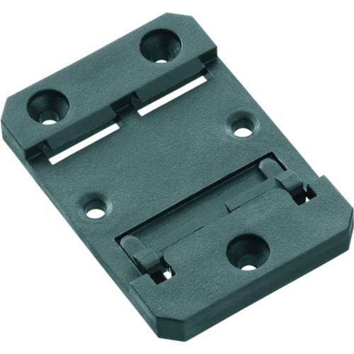 Weidmüller MTA 45 BK Montageadapter Schwarz (L x B x H) 68 x 48 x 8 mm 30 St.