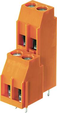 Weidmüller 1977500000 Doppelstockklemme 4 mm² Polzahl 12 Orange 50 St.