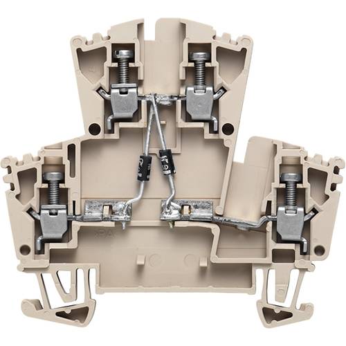 Weidmüller 8014670000 Bauelementreihenklemme Schrauben Dunkelbeige 25 St.