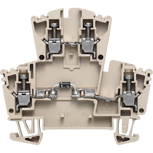 Weidmüller 8025610000 Bauelementreihenklemme Schrauben Dunkelbeige 25 St.