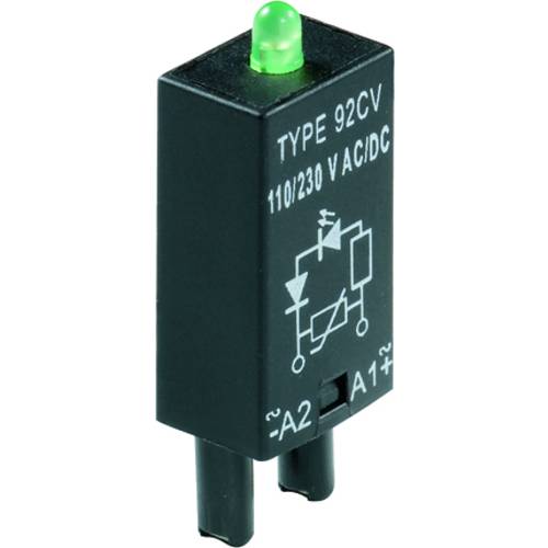 Weidmüller Steckmodul mit LED, mit Freilaufdiode RIM 2 24/60VDC GN Leuchtfarben: Grün 10 St.