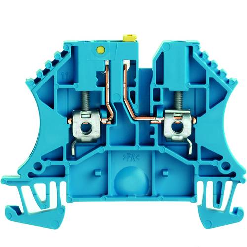 Weidmüller 8731640000 Prüftrenn-Reihenklemme Schrauben Blau 100 St.