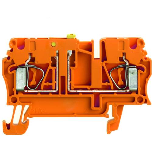 Weidmüller 8731680000 Prüftrenn-Reihenklemme Zugfeder Orange 100 St.