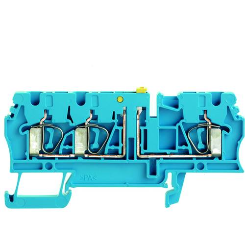 Weidmüller 8731730000 Prüftrenn-Reihenklemme Zugfeder Blau 100 St.