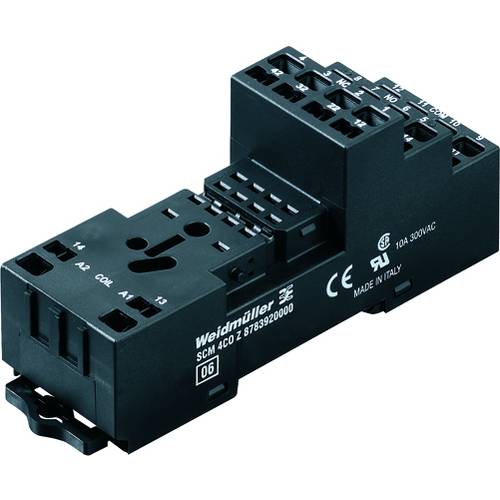 Weidmüller SCM 4CO Z Relaissockel Passend für Serie (Relais): Weidmüller Serie RIDERSERIES (L x B x H) 75 x 31 x 100.5 m...
