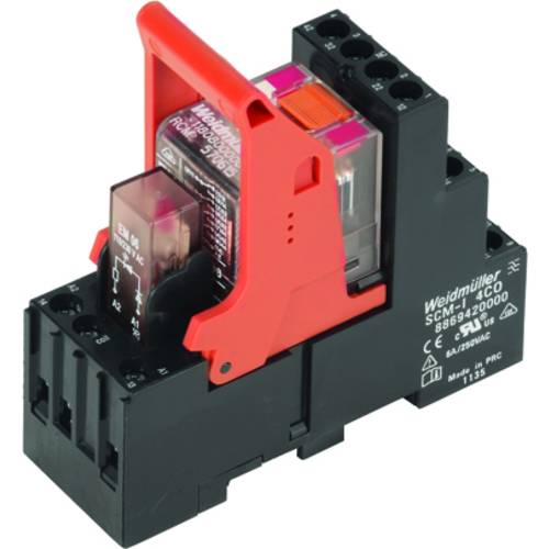 Weidmüller RCMKIT-I 115VAC 4CO LD Relaisbaustein Nennspannung: 115 V/AC Schaltstrom (max.): 6 A 4 Wechsler 10 St.