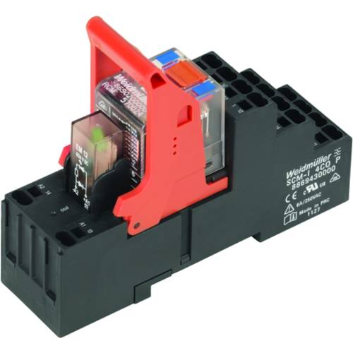 Weidmüller RCMKITP-I 24VDC 4COTRAK Relaisbaustein Nennspannung: 24 V/DC Schaltstrom (max.): 3 A 4 Wechsler 10 St.