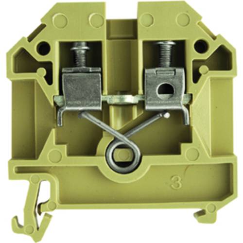 Weidmüller 9501160000 Durchgangsreihenklemme Schrauben Beige, Gelb 50 St.
