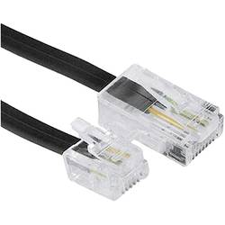 Image of Hama DSL Anschlusskabel [1x RJ45-Stecker 8p4c - 1x RJ11-Stecker 6p4c] 3.00 m Schwarz