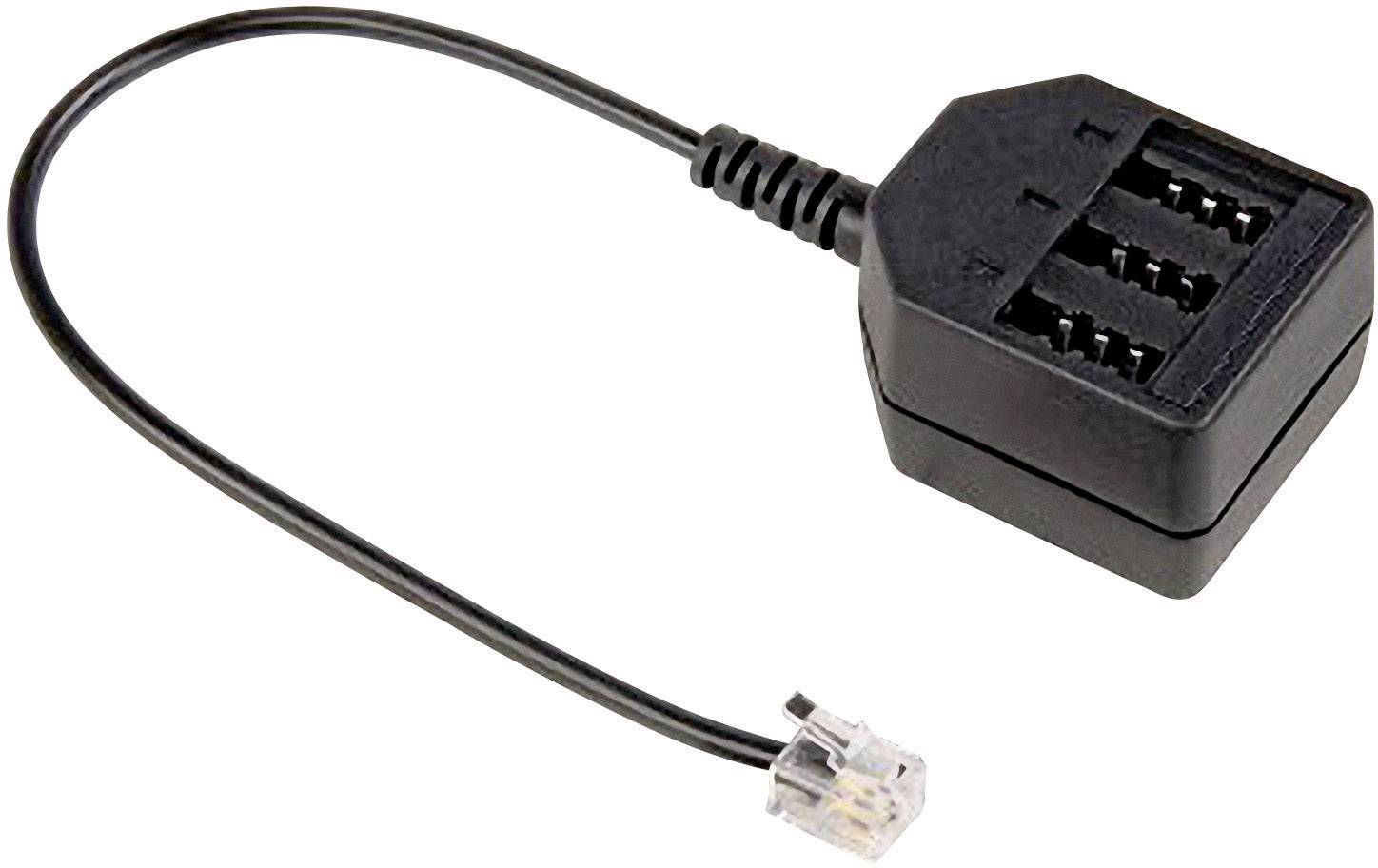 Hama Telefon (analog) Adapter [1x RJ11Stecker 6p4c 1x TAENFFBuchse