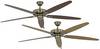 CasaFan CLASSIC ROYAL 180 MA Deckenventilator 61 W (Ø x H) 180 cm x 275 mm Messing-antik Winterbetrieb, Wendbare Flügel