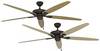 CasaFan CLASSIC ROYAL 180 BA Deckenventilator 61 W (Ø x H) 180 cm x 275 mm Braun-antik, Bronze Winterbetrieb, Wendbare Flügel