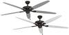 CasaFan CLASSIC ROYAL 180 BA Lack weiß/lichtgrau Deckenventilator 61 W (Ø x H) 180 cm x 275 mm Braun-antik, Bronze Winterbetrieb, Wendbare Flügel