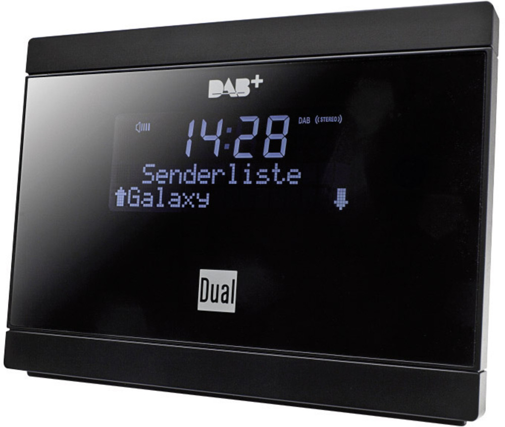 Dual DAB 2A DAB+ RadioAdapter DAB+, UKW Schwarz