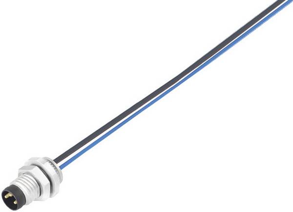 binder 09 3419 86 03 Sensor-/Aktor-Einbausteckverbinder M8 Stecker, Einbau Polzahl Sensoren: 3 1 St.