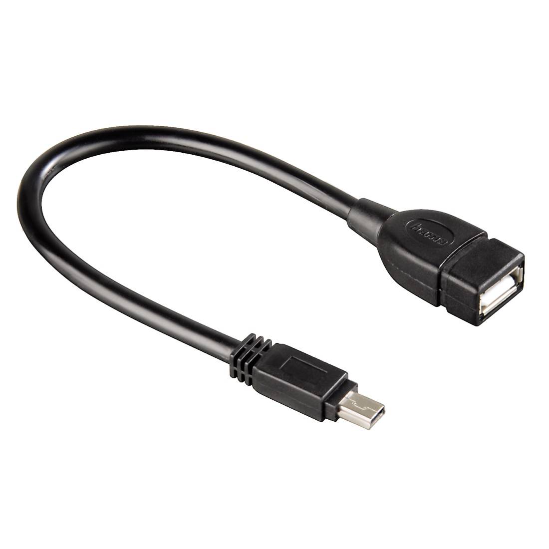 HAMA USB-Adapterkabel mini-B-Stecker - A-Buchse