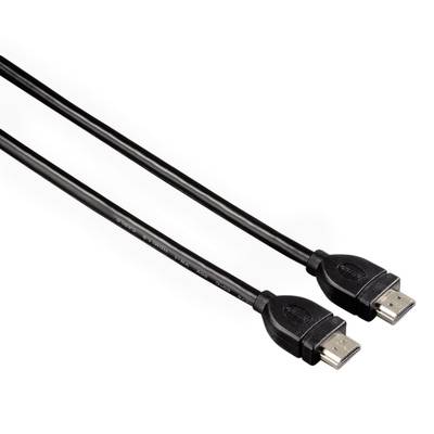 Hama HDMI Anschlusskabel HDMI-A Stecker, HDMI-A Stecker 1.80 m Schwarz 00039669 Audio Return Channel, Ultra HD (4k) HDMI